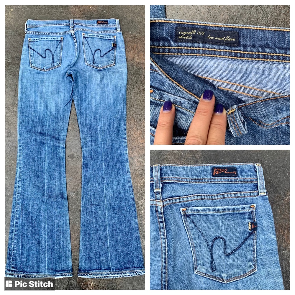 CITIZENS OF HUMANITY Low Waist Flare